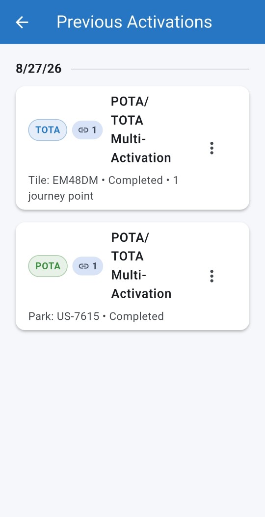 W4MSI Logger previous linked activations